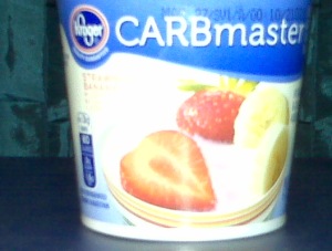 Kroger brand CARBmaster yogurt